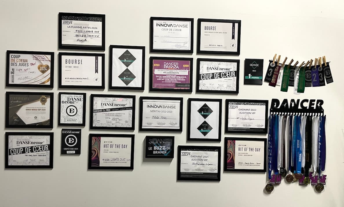 Mélodie Morin Dance Awards Mélodie Morin awards and achievements - Professional dancer recognition